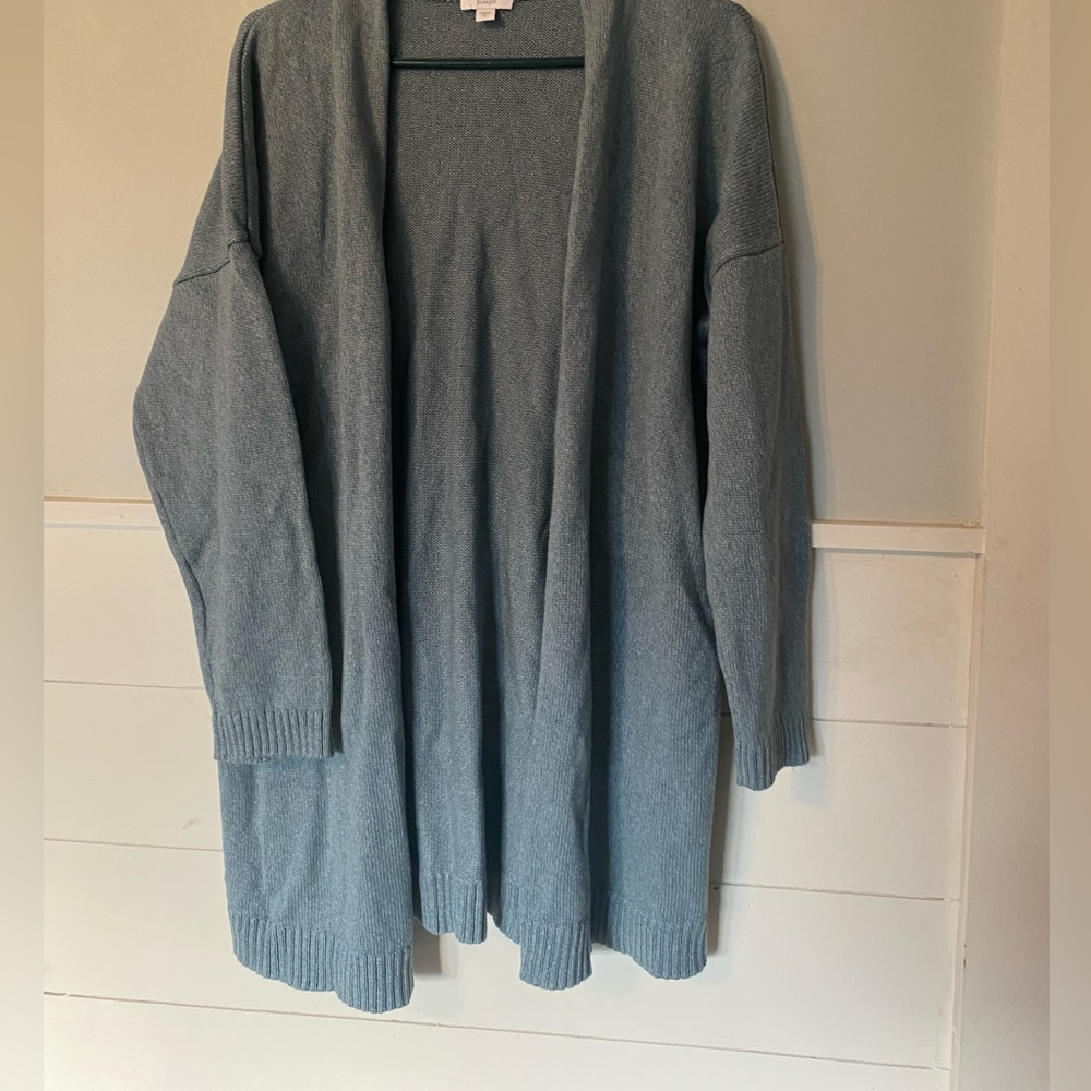 Pure  J Jill Open Front Cardigan Sweater Size XL